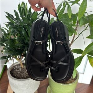 Vagabond Women's Black Courtney Sandals, Size 8